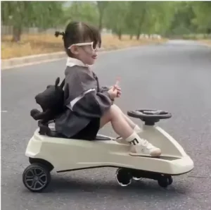 Highly Popular Kids’ Amusement Equipment PU Wheels Kids’ Swing Cars Kids Baby Children Outdoor Playing Twist Car with Music