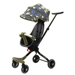 Hoge Kwaliteit Eenvoudig Opvouwbare Baby Buggy Compacte Kinderwagen Lichte Reiswagen Reis Draagbare Opvouwbare Baby Stroller