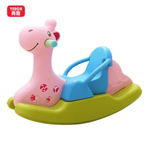 Home Kindergarten Non-Toxic Animals Plastic Baby Rocking Horse Toy