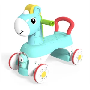Horse Design Battery Powered Ride on Toys Cars Kids Baby Soothing Car with Story Machine Music Player Toddler Toys Kid
