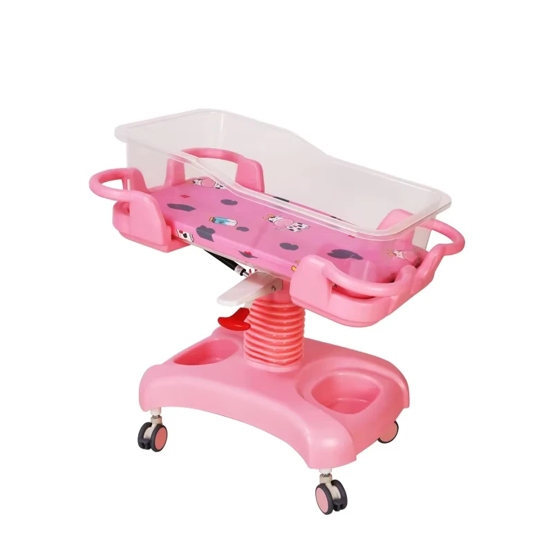 Hospital Grade ABS Baby Stroller Walkers Function Medical Stroller for Newborn Transport Maternity Wards Equipped Mattress