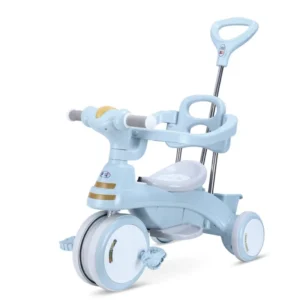 Hot Selling 4 in 1 Plastic Baby Tricycle Ride on Car 3 Wheel Stroller Kids’ Balance Bike