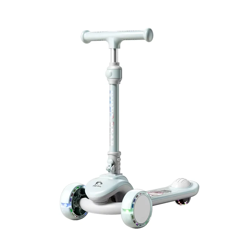 Hot Selling Kids Kick Scooter Portable Folding Foot Scooter Adjustable Height Self Balance Push Scooter Child With LED Light