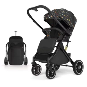 Hot Selling Lightweight Stroller One Click Folding Travel Baby Stroller Produced by China Factory with Custom Logo Packaging