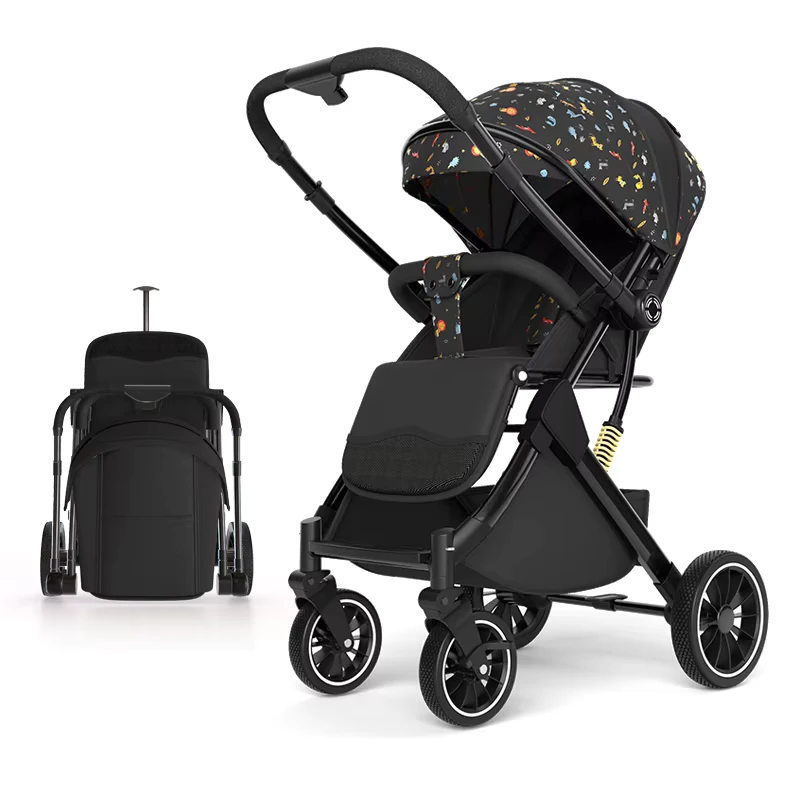 Hot Selling Lightweight Stroller One Click Folding Travel Baby Stroller Produced by China Factory with Custom Logo Packaging
