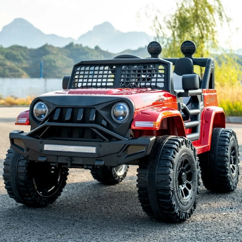 Hot Selling OEM Customized Kids Car Electric 2 Leather Seater Utv Children 12v Ride on Car for 310 Years Old Kids Electric Car