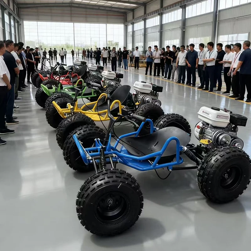 Hot selling 212cc 8inch Tires 4 stroke Gas Go Kart for Teens & Adults Max Speed 80km h