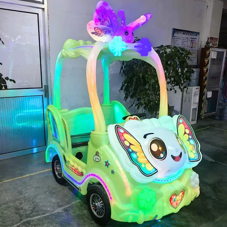 HuanTong Kiddie Ride Factory Price Indoor Outdoor Amusement Park Electric Motorcycle Ride on Dream Elf Bumper Car