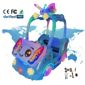 Indoor Electric Bumper Car for Kids Plastic Material for Home Shopping Mall Use