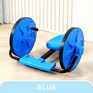 Indoor Folding 3 Wheel Mobility Scooter Toy Dift Scooter with Balance Car Ride for Toddler Kids Blue Swing Car