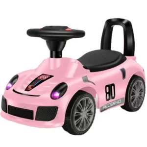 Indoor Outdoor Music Swing Plastic Learn Walking Easy Play 4 Wheels Baby Kids Push Chair Car Ride on Toys