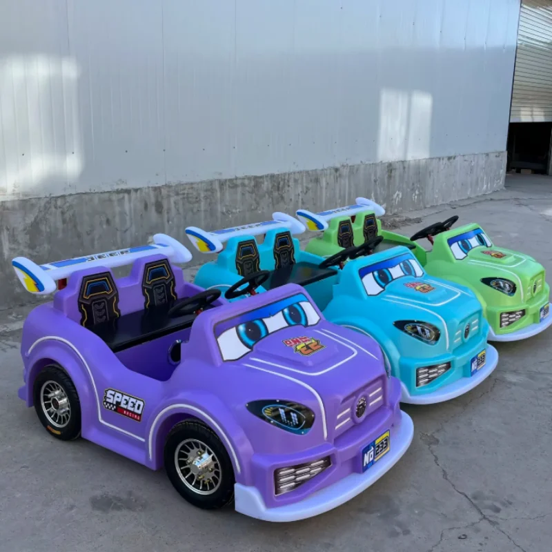 Indoor Outdoor Plastic Glowing Ride On Electric Toy Bumper Car for Home Shopping Mall