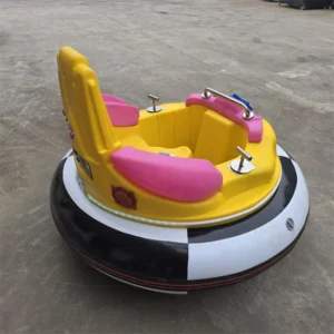 Indoor Outdoor Shopping Mall Amusement Park Bumper Car Ride with Inflatable Fence and Fiberglass Construction