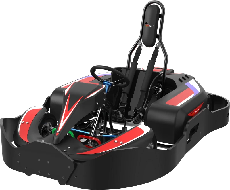 Indoor Track Electric Go kart for Children and Adults Crashworthiness Go kart with No Fuel Cost