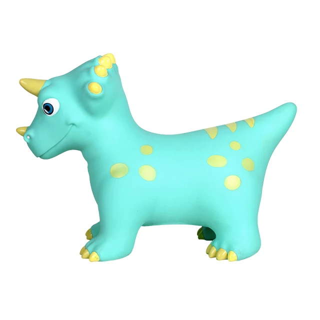 Indoors and Outdoors Brown Inflatable Jumping Cow Ride on Rubber Bouncing Animal Toy for Kids Bouncy Cow Hopper