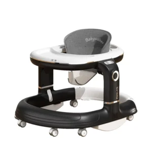 Infant Activity Stroller 4 in 1 Multifunctional Push Car Baby Walker Trolley Toys Plastic Frame