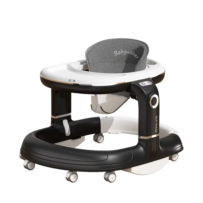 Infant Activity Stroller 4 in 1 Multifunctional Push Car Baby Walker Trolley Toys Plastic Frame