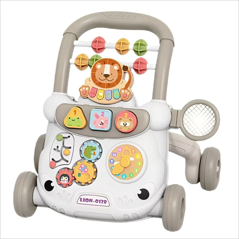 Infant Plastic Stroller Water Tank Push Toys Learning and Playing Baby Walker Trolley