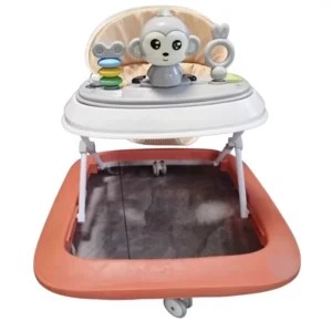 Infant Toddler Anti rollover 6 18 Months Plastic Walker Multifunctional Anti fall Foldable Car