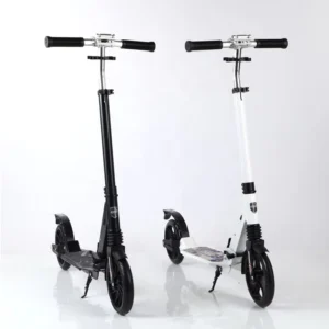 Infantil Scooty Children’s Foldable Two PU Wheels Height Adjustable Foot Kick Scooter for Toddlers Kids & Teenagers