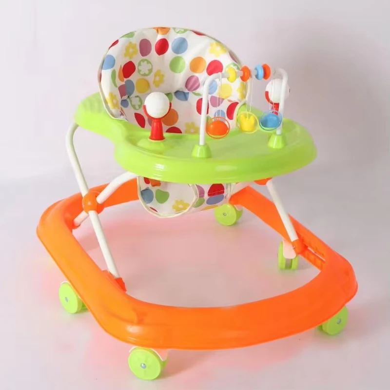 Infants Young Children Baby Walkers Multi Function Anti Rollover 6 7 18 Months Push Seat Folding Plastic for Boys Girls