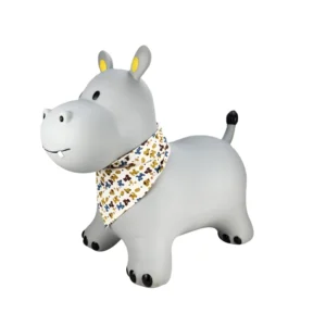 Inflatable Hopper Animal Hippo Ride on Toy