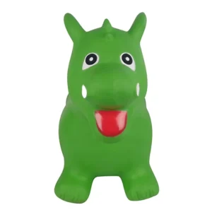 Inflatable Soft Jumping Green Dragon Hopper Animal Toy for Kids Ride on Toy