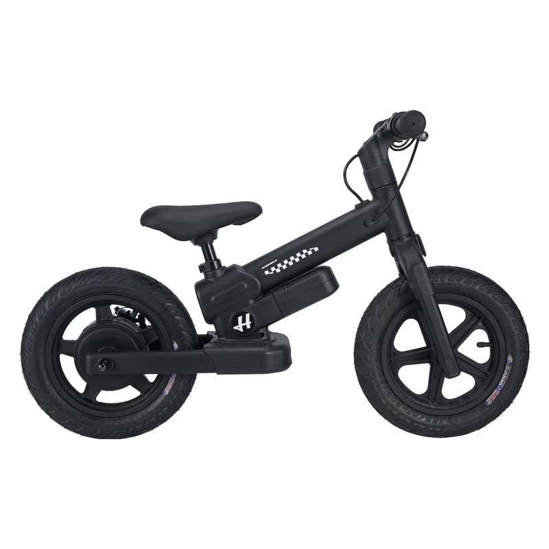 Innovative Electric Balance Bike with 12-Inch Inflatable Tires and Removable Battery