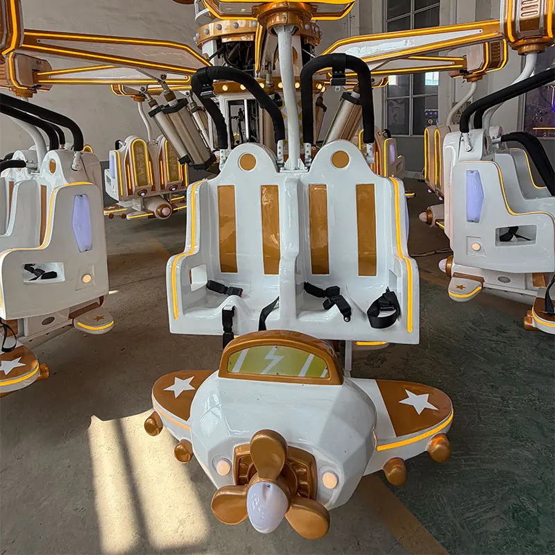 International Safety Standard Compliant Buffer Slow Stop Mode Avoid Sudden Impact Rotating Amusement Equipment
