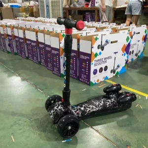 Italy Kids Scooter with Multifunctional Design Kick Scooter with Music Lights Scooter for Kids