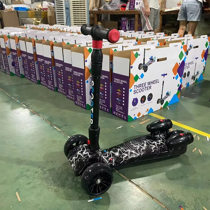 Italy Kids Scooter with Multifunctional Design Kick Scooter with Music Lights Scooter for Kids