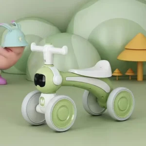 JIANFAN Plastic Four-Wheel Baby Push Toy Yo-Yo Slide & Twist Kids’ Swing Car for 1-7 Years