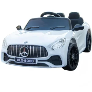 JINGBEI LT-2 Kids Electric Ride-On Car with Remote Two Seats MP3 Music Lights and Sounds Battery Powered for Children Aged 2-7 Years