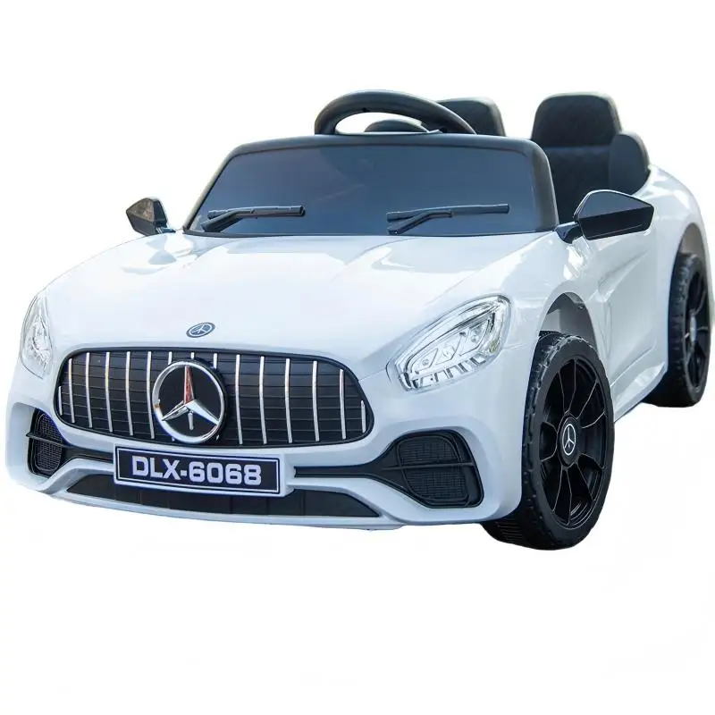 JINGBEI LT-2 Kids Electric Ride-On Car with Remote Two Seats MP3 Music Lights and Sounds Battery Powered for Children Aged 2-7 Years