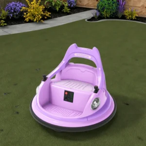 JJ JQ6055 Kids Bumper Car Ride On Toy for 2-4 and 5-7 Years Pedal Powered Outdoor Play