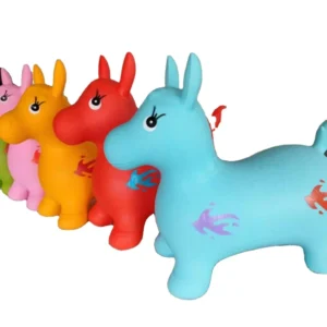 Joyee Custom Non phthalate PVC Children Inflatable Jumping Animal Inflatable Ride Toy Deer Kids Jumping Inflatable Animals