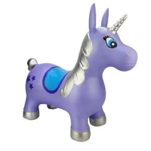 Jumping Animal with Hand Pump Inflatable Space Hopper Ride-on Bouncy Animal