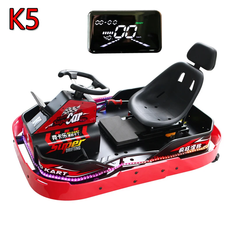 K5 Go Kart Electric Drift Indoor Outdoor Racing Kart Similar Model with Razor Tottoms K1 Speed Adjustable Speed for Kids Adults