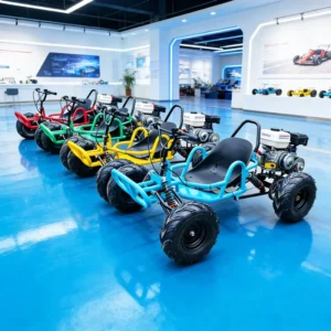 KS 212CC 4 Stroke Pedal Go Kart All Terrain Off Road Fuel Powered Drifting Vehicle Adults Children 70km/h 8inch Wheel