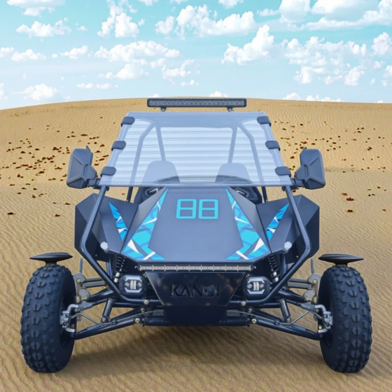 Kandi Sand Buggy Racing Go Kart 200cc 4 Stroke Oil Cooling Chain Drive Engine Automatic Transmission System Disc Brake Pedal