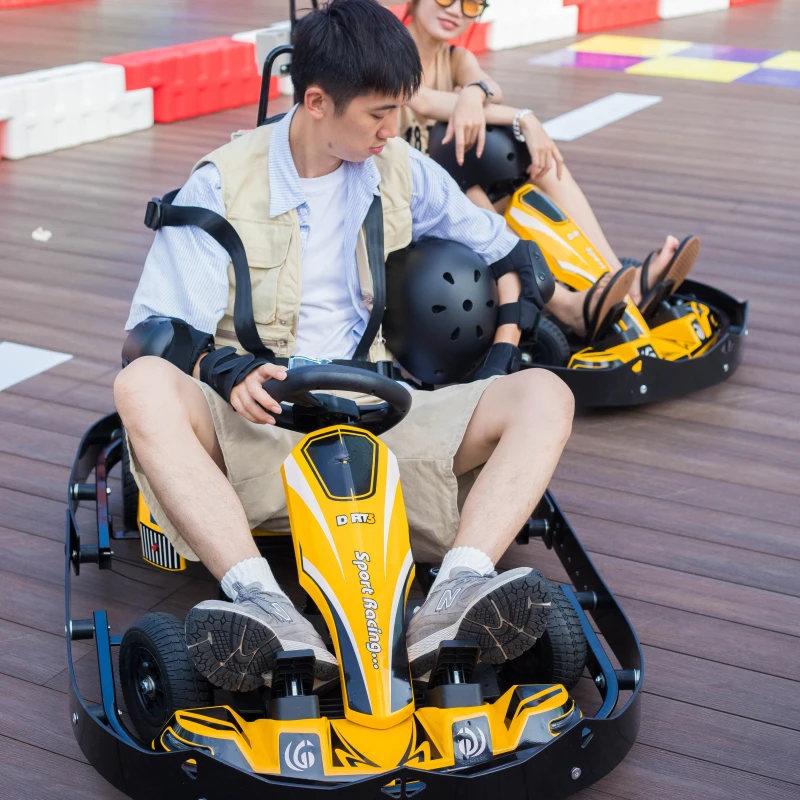 Karting Electric Go Kart Car Go Cart Racing Go Karts for Adults Kids Electric Go Kart Go Karts for Kids