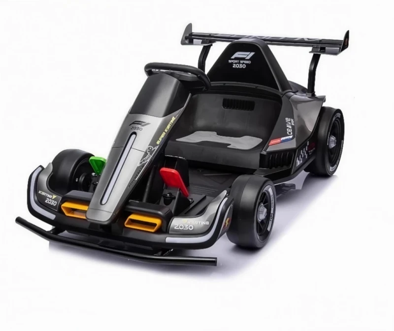 Karting Go Kart Racing Ride Car Battery Life 4h Speed Range 6-20km/h Simulator Amusement Game Family Indoor Outdoor Play Plastic