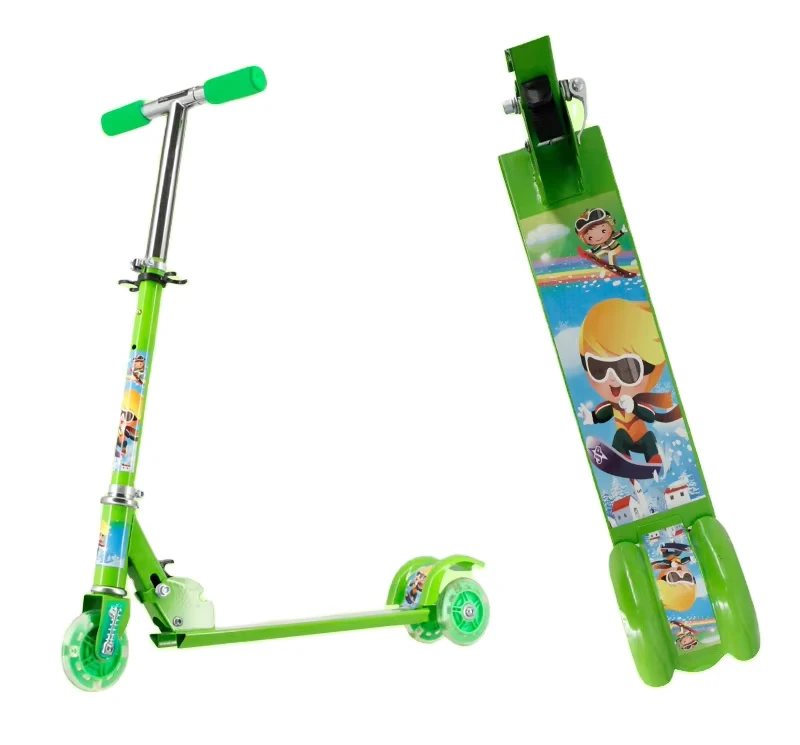 Kick Scooter Factory Price Three Flash Wheel Toy Scooter Lovely Appearance Easy Operation Best Gift for Boys and Girls