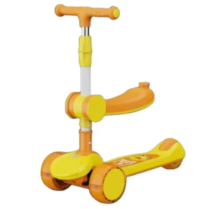 Kick Scooter for Kids 3 12 Years Lightweight Foldable with LED Wheels Outdoor Sports Riding Foot Scooter