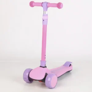 Kick Scooter for Kids 6-12 Years Lightweight Foldable with LED Wheels Outdoor Sports Riding Foot Scooter
