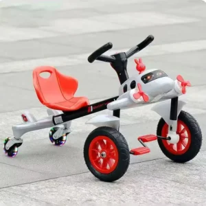 Kid 360 Electric Scooter Adjustable Height 3 Wheel Drift Trike Plastic PU Wheel Kick Push Ages 2-13