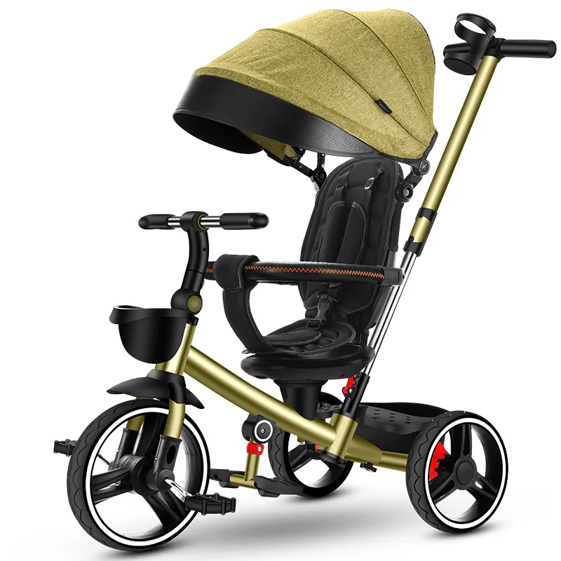 Kid Light and Music Red Blue 1-3 Baby Tricycle for Children