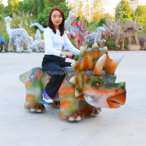 Kiddie Coin Operated Funfair Playground Amusement Equipment Electrical Animals Ride on Animal Toy for Shopping Mall Kids