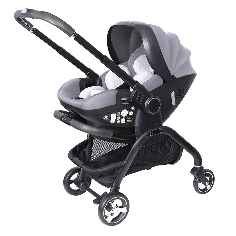 Kidilo 3 in 1 Newborn Car Seat Stroller Foldable Two Way Travel System for Babies for Cross Border