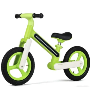 Kids 12″ Nylon Frame Balance Bike with Foot Brake No Pedals Age 2+ Customizable Color